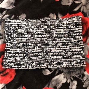 Black and White tube top